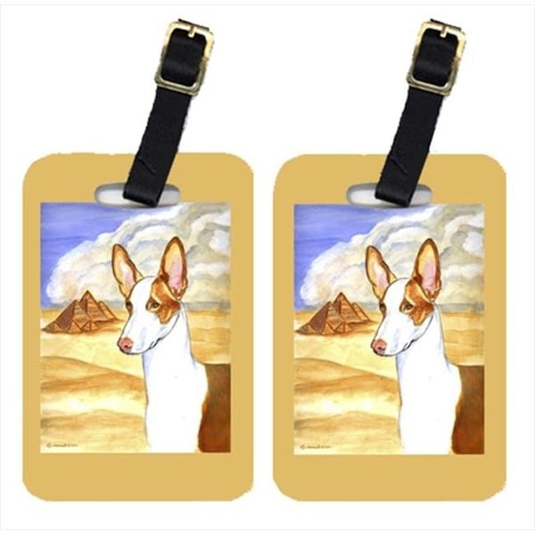 Carolines Treasures Carolines Treasures 7031BT Pair Of 2 Ibizan Hound Luggage Tags 7031BT - main